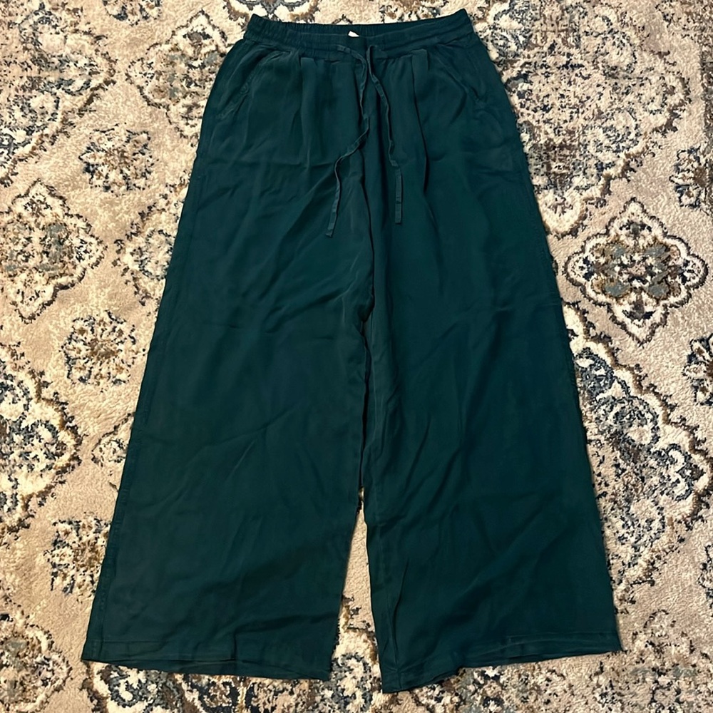 Aerie Green baggy pants NWT